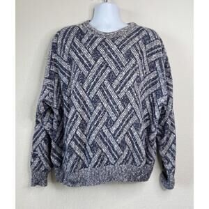 Vintage Pringle of Scotland Sweater Geometric 100% Cotton Men’s XL Fisherman USA